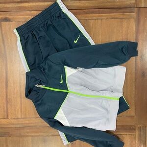 Nike Kids Track Suit - Black and Gray